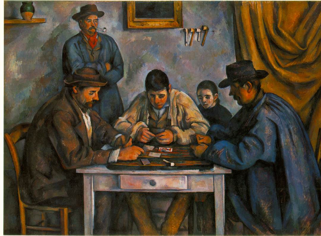 Card Players and Girl, Paul Cézanne, 1890-1892