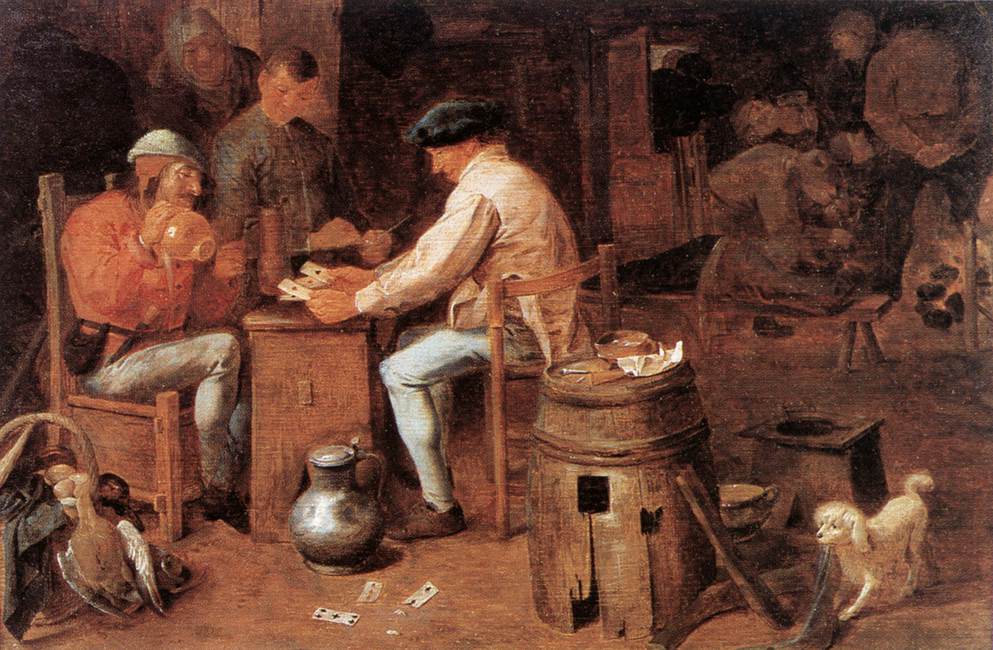 The Card Players, Adriaen Brouwer, c. 1630
